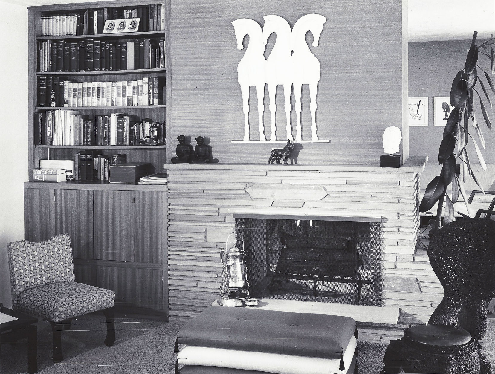 1962 Tucson home photos: Oriental art